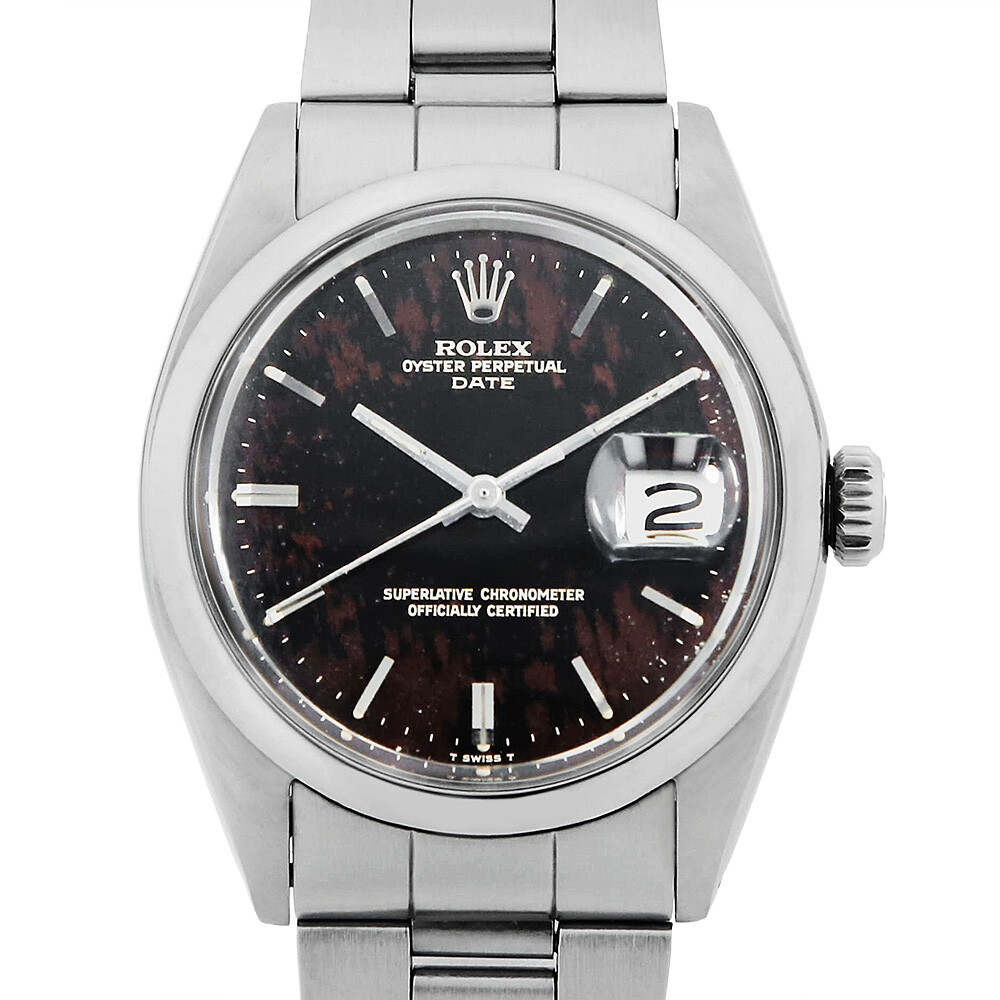 ROLEXディスプレイ ROLEX Oyster Perpetual Date 1500 Black Tropical Bar Mirror