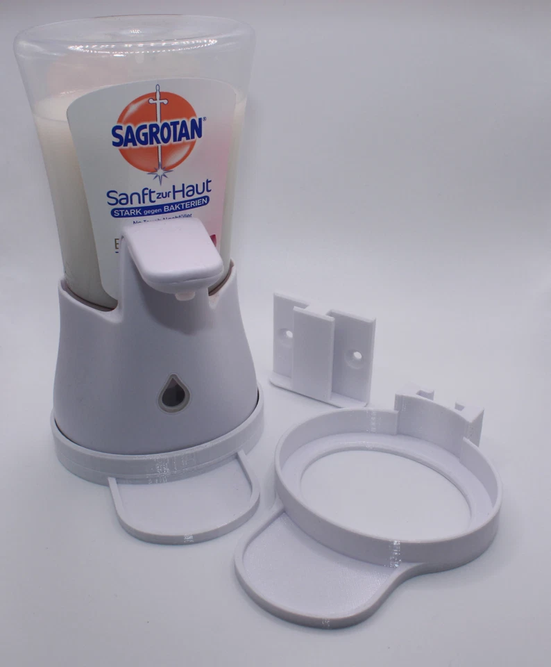 LUX-GADGET Die abnehmbare Halterung passend für Sagrotan No Touch Seifenspender