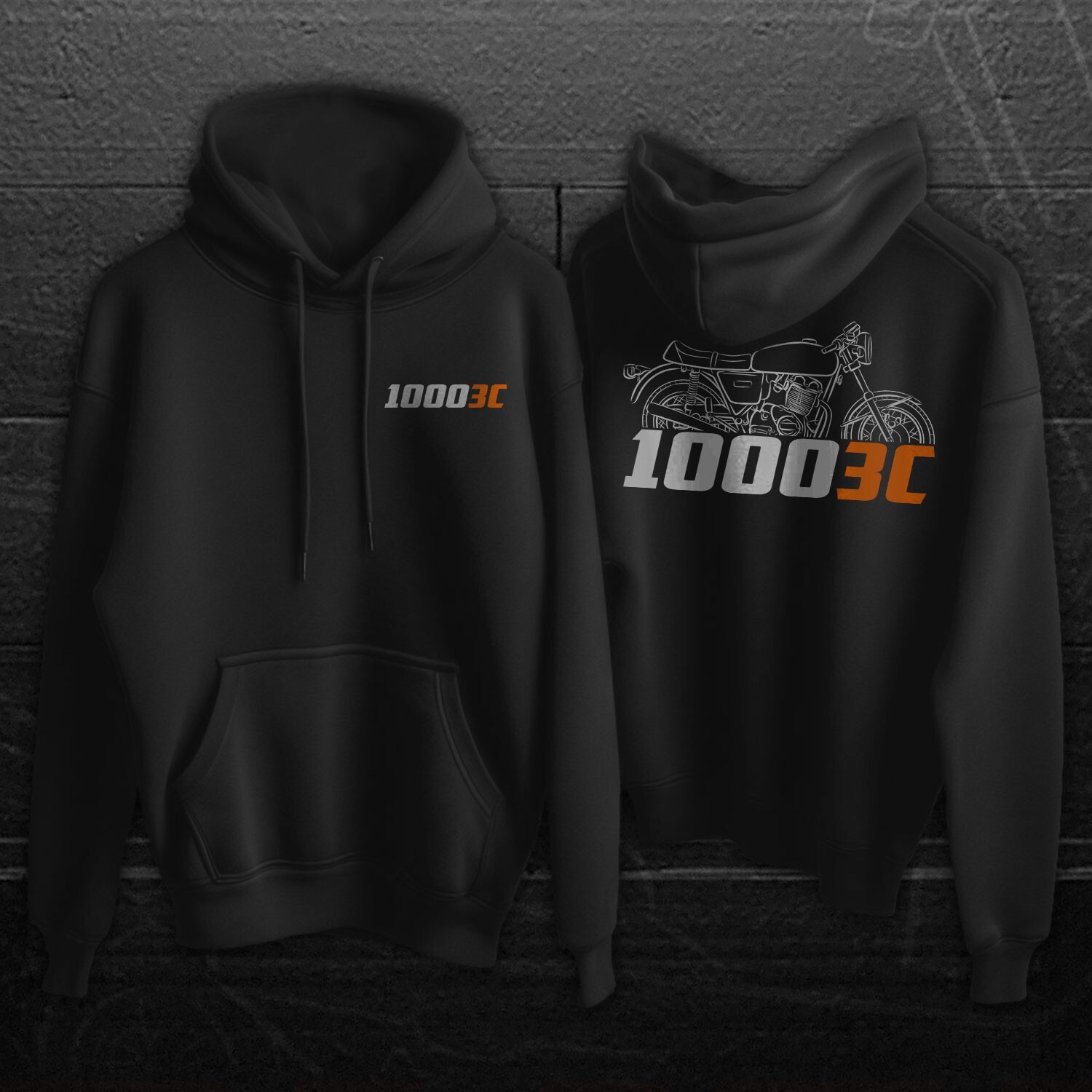 Ilustración para un fanático de moto Laverda 1000 Hoodie Riders