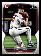 Alex Clemmey 2023 1st Bowman Draft #BD-79 Cleveland Guardians ROOKIE RC