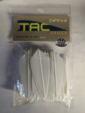 @NEW@ 100- TAC Vanes Driver 275! White 2.75" MADE IN THE USA