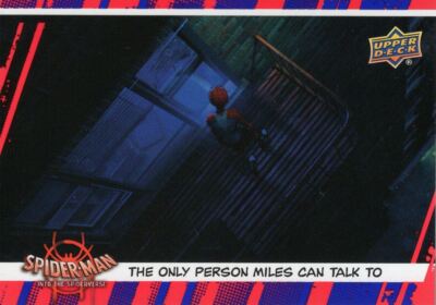 Spider-Man Into the Spider-Verse Peter Parker Red Parallel Base Card #58