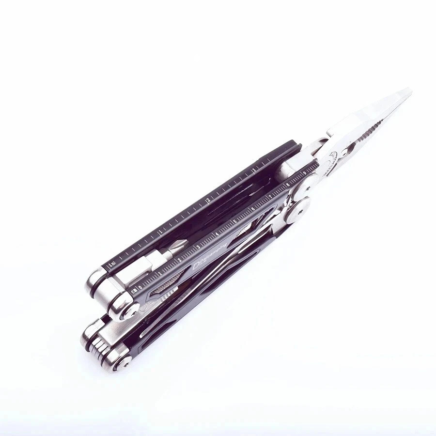 Compact Multi-Tool Knife with Scissors & Pliers for Survival Gear