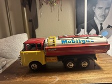 Marusan Toys - Mobilgas Tin Truck Toy - Amazing condition AS IS 