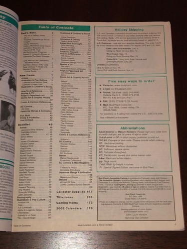Bud Plant's Incredible Catalog Winter 2002-03 The Art Of Jeffrey Jones - Picture 2 of 5