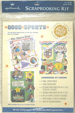 HALLMARK SCRAPBOOKING KIT - GOOD SPORTS - BRAND NEW SEALED