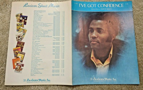 Andrae Crouch: I'm Gonna Keep On Singin'; I've Got Confidence SHEET MUSIC - Picture 3 of 5