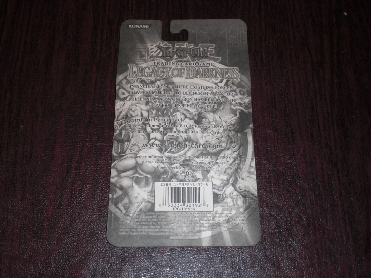 yugioh legacy of darkness 1st edition booster box YuGiOh Legacy of Darkness Booster Box [36 Packs]