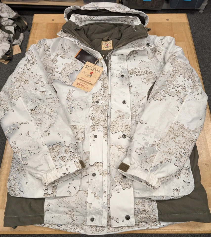 RedHead Silent Stalker 3-in-1 Insulated Hunting Parka & Bibs Combo Medium Tundra - Image 2 of 4