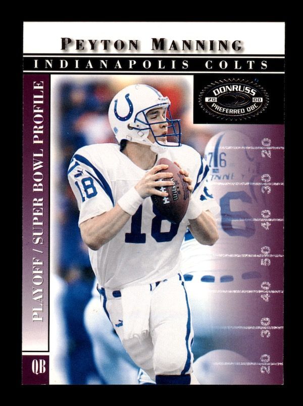 Peyton Manning 2000 Donruss Preferred QBC #78