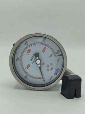 #ad #ad High Pressure WIKA Gauge 0 250 Bar 3500 PSI 4 inch SS 1 2 NPT 232.50.100 C $295.00