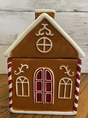 Target Bullseye Playground Gingerbread House Cookie Jar Canister NEW 2023