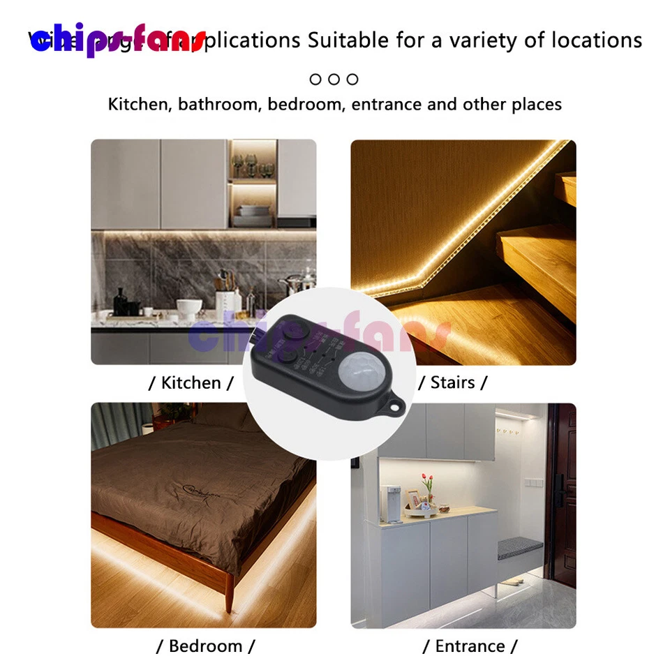 DC5-24V USB DC PIR Motion Sensor Switch Human Motion Sensor Detector Switch New - Image 4 of 4