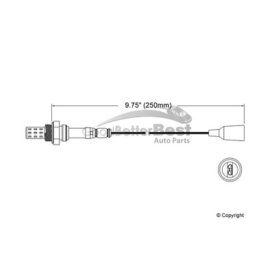 One New Walker Products Oxygen Sensor 25021013 2269006F00 for Nissan ...