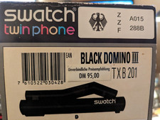 Swatch Twinphone Black Domino unbenutzt in OVP analog Telefon