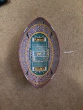 Vintage Planters Mr. Peanut Tin Football Party Snack Dish or Bowl