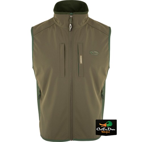 DRAKE WATERFOWL SYSTEMS TWO TONE WINDPROOF TECH VEST FLEECE LINED - Picture 5 of 5