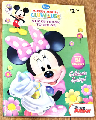Mickey Mouse Clubhouse Sticker Coloring Book Celebrate Spring! 2013 Easter