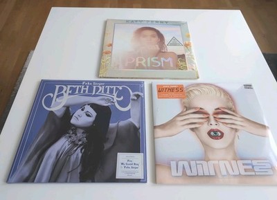 Katy Perry PRISM + WITNESS Vinyl SEALED + Beth Ditto Fake Sugar LP neu
