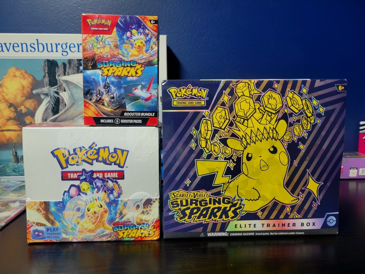 Pokemon Surging NEW 5BOX 150PACKS Surging Sparks 超電ブレイカー