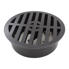 Round 4 Inch Drain Grate Cover for Outdoor Yard Drainage PVC Construction
