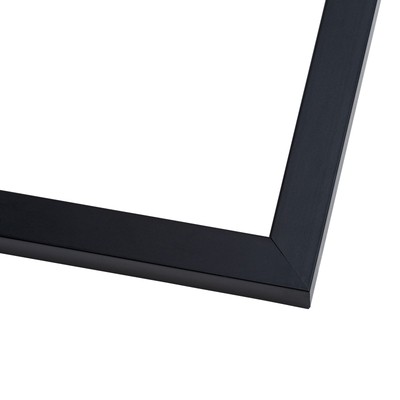 Photo Size Minimalist Black Picture Frame - UV Acrylic, Backing, Hardware