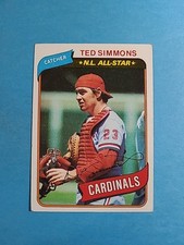 Ted Simmons 1980 Topps Baseball Card # 85 J8411