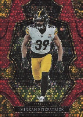 2022 Panini Select Minkah Fitzpatrick Red Disco Prizm #/49 #184