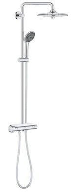 GROHE Vitalio Joy System Aufputz-Duschset mit Thermostat und HandbrauseGROHE 