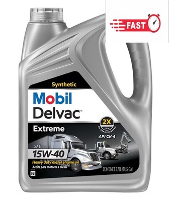 Mobil Delvac Extreme Heavy Duty Full Synthetic Diesel Engine Oil 15W-40,1 Gallon