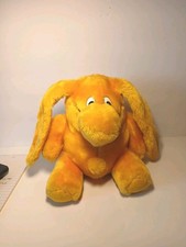 Vintage 1989 Kodak Kolorkins SNAP plush stuffed animal YELLOW Korea