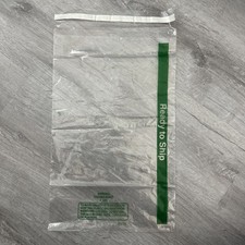 Ready to Ship 1.5 Mil Wicketed Poly Bags w/ Suffocation Warning, 9" x 14"
