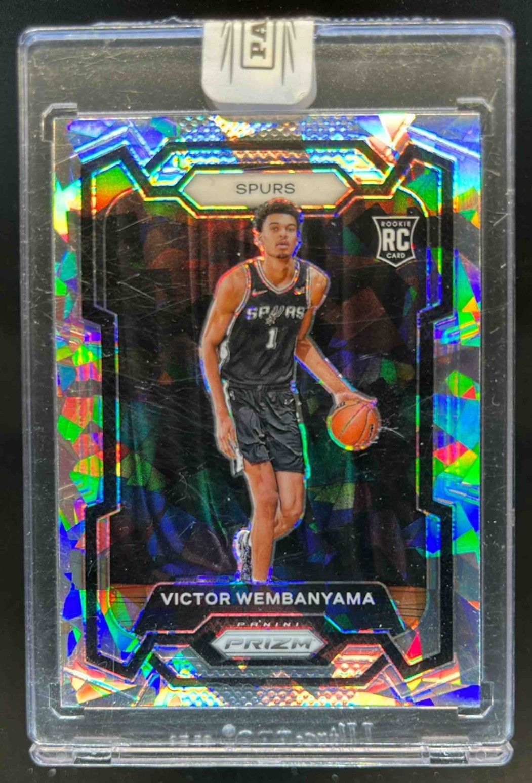 2023-24 Prizm Victor Wembanyama RC Prizms Ice Rookie #136 Spurs