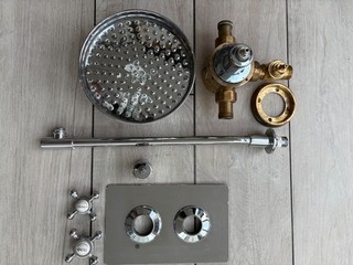 CP Hart Original Dual Control Shower Valve & Shower Head with Arm