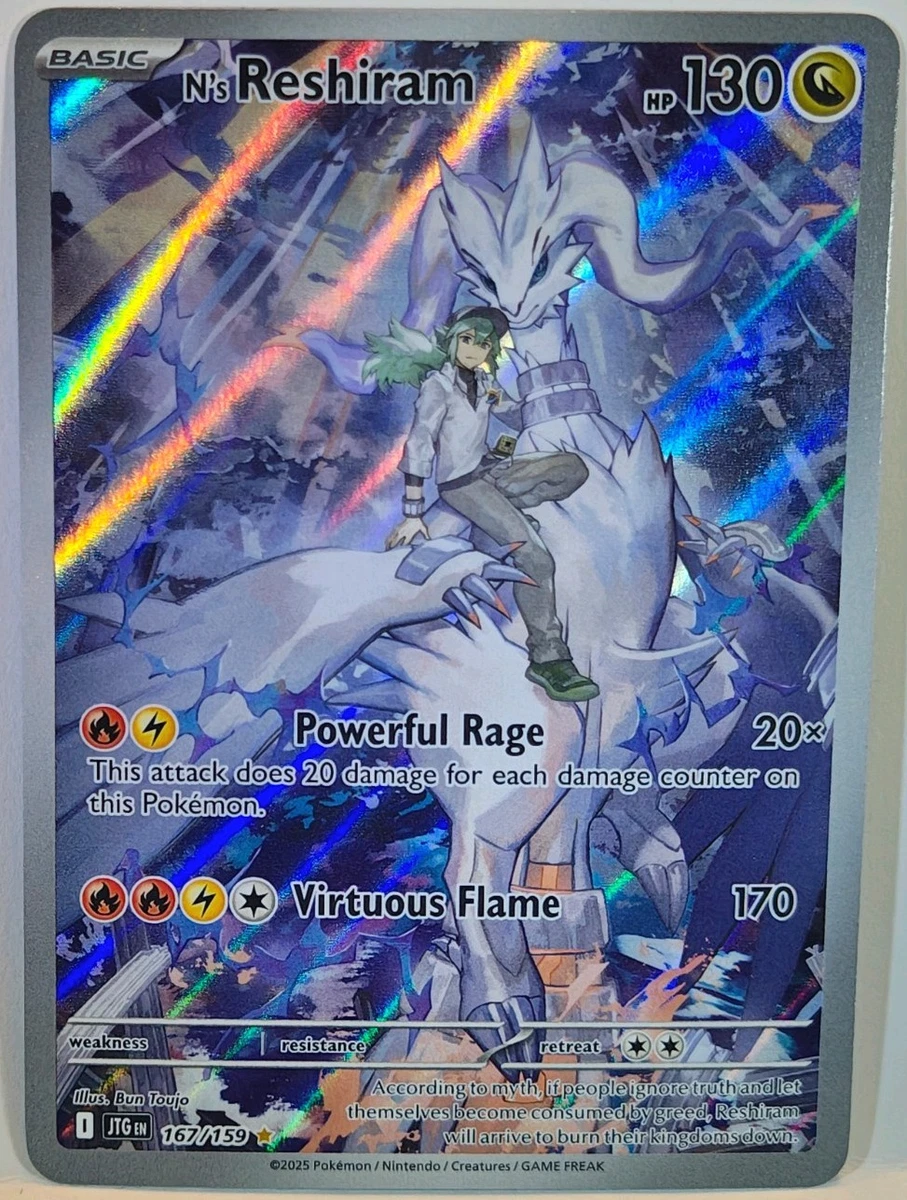 n reshiram pokemon card Journey Together: Promo the official authentication and grading ensure this card remains a verified mainstay of your growing collection. N's Reshiram - Journey Together