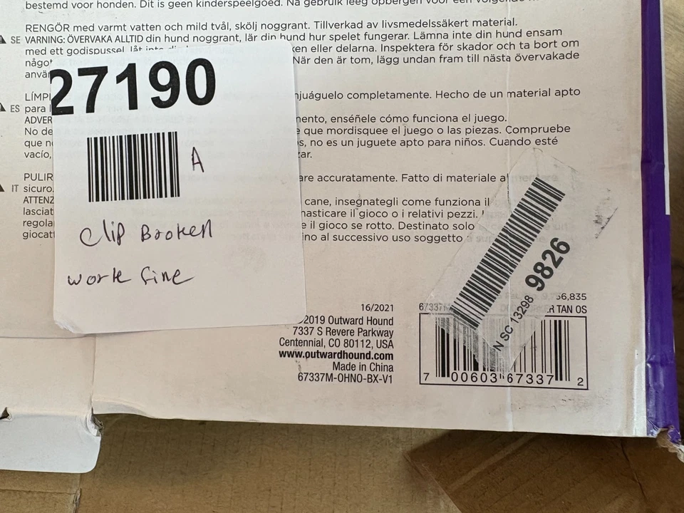 Outward Hound Nina Ottosson Dog Worker Tan Interactive Treat Puzzle Dog Toy - Image 4 of 4