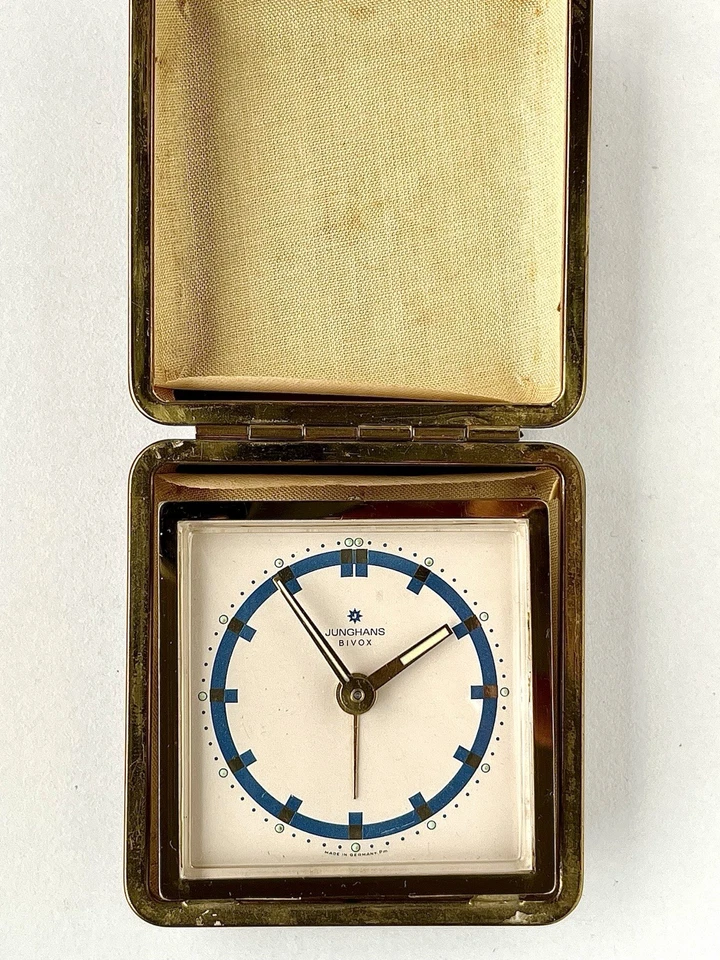 JUNGHANS Uhr Reisewecker Serie BIVOX Bauhaus Design Vintage - Bild 4 von 4