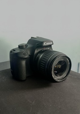 Canon EOS 4000d/T100 EF-S 18-55mm Is II DSLR Camera Lens Black
