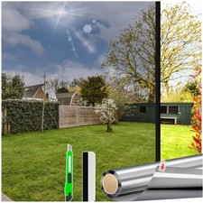 Sonnenschutzfolie Spiegel 100 x 400 cm