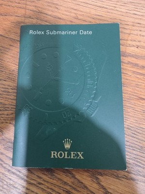 Rolex Submariner Date 116610 116613 116618 116619 Instruction Manual Booklet