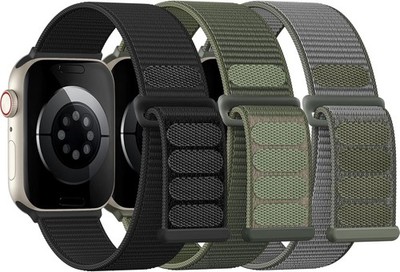 Nylon Loop Strap Compatible with Apple Watch Series 8 40MM Adjustable