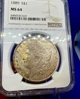 1889 Morgan Silver Dollar - “Toner” MS 64 NGC
