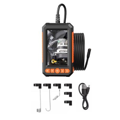 5M/16.4Ft Industrial Endoscope-1080P Resolution 4.3in Screen, IP67 Waterproof