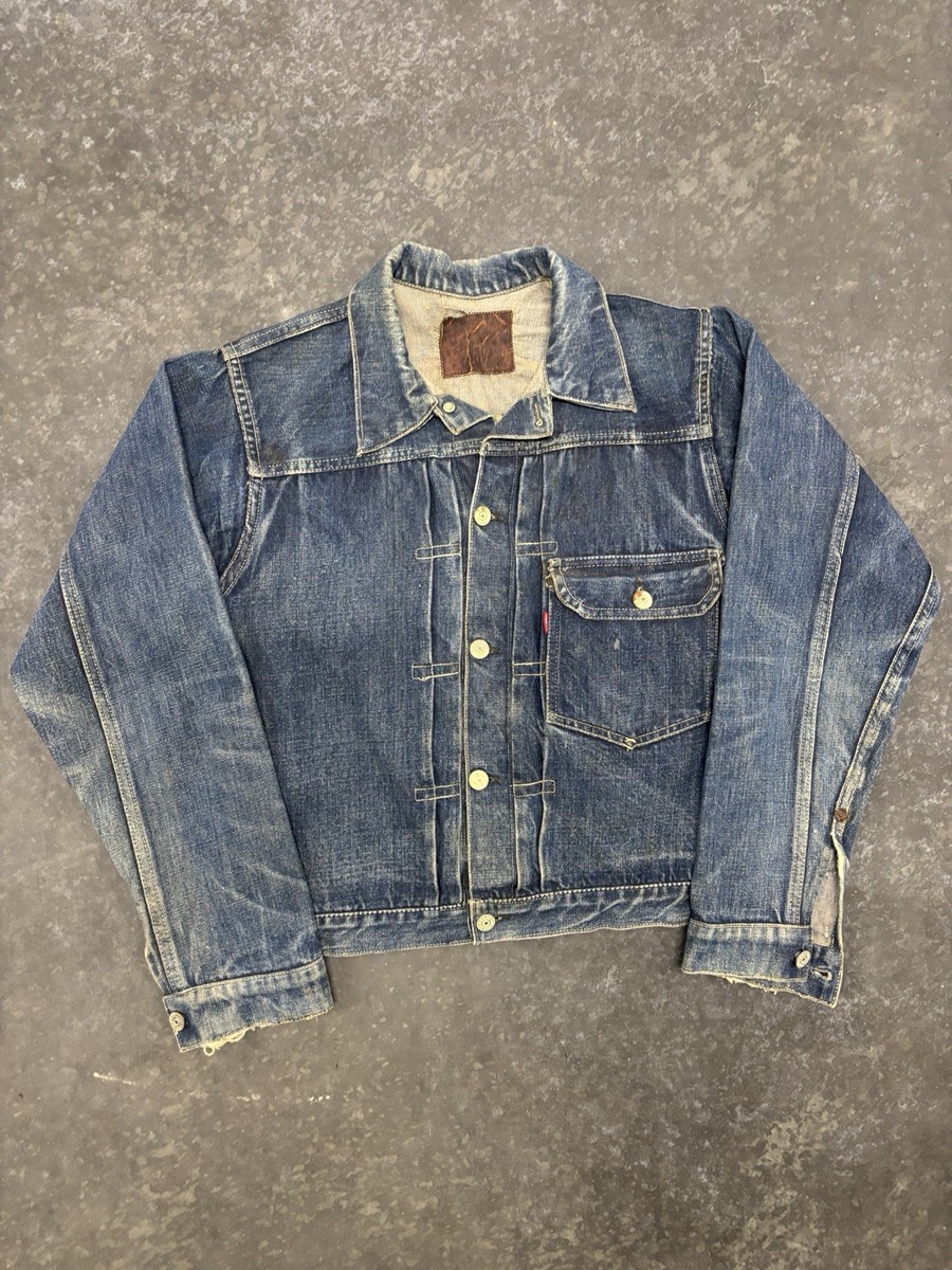 true vintage type 1 levis strauss 506xx selvedge denim trucker