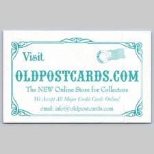 Postcard Visit OLDPOSTCARDS.COM Online Store for Collectors