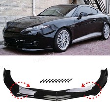 For Hyundai Tiburon Glossy Black Front Bumper Chin Lip Spoiler Splitter Body Kit For Hyundai Tiburon Glossy Black Front Bumper Chin Lip Spoiler Splitter Body Kit