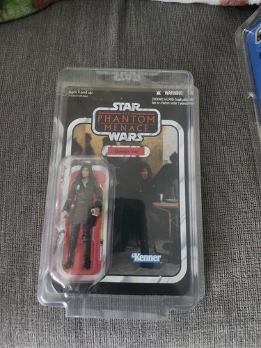 Star Wars The Vintage Collection Quinlan Vos VC85 3.75 Unpunched W/Case 2012