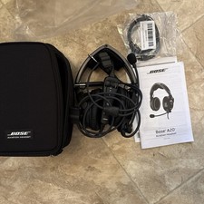 New Bose A20 ANR Aviation Headset w/ Dual GA Plugs With Bluetooth