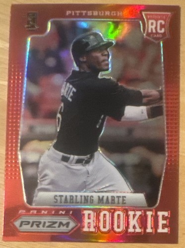 Starling Marte 2012 Panini Prizm RED PRIZM REFRACTOR Card #181 (7166) - Picture 1 of 2