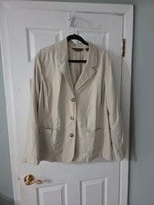 Eddie Bauer Womens KHAKI Blazer 22W